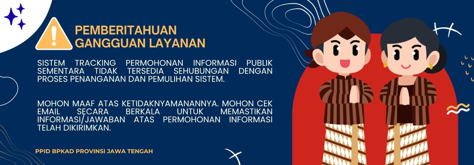 Pemberitahuan Gangguan Sistem